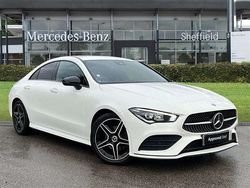 White Used 2023 Mercedes CLA180 AMG Line Premium Sedan | £23,385 (Fair price)