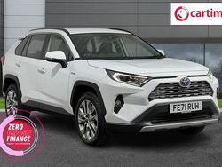 White Used 2021 Toyota RAV4 Hybrid SUV | £25,990 (Fair price)