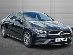 Black Used 2020 Mercedes CLA200 AMG line Sedan | £21,050 (Fair price)