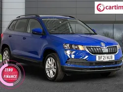 Blue Used 2021 Skoda Karoq SE Technology SUV | £13,333 (Fair price)