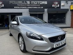 Bright silver Used 2015 Volvo V40 SE Lux Estate | £4,995 (A bit pricey)