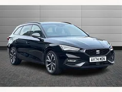 Midnight black Used 2024 Seat Leon FR Sport Estate | £22,990 (Expensive)