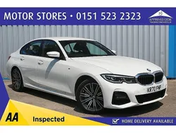 White Used 2020 BMW 330e M Sport Sedan | £22,195 (Fair price)