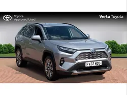 Silver Used 2022 Toyota RAV4 Hybrid SUV | £27,950 (Fair price)