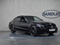 Black Used 2020 Mercedes C200 AMG Line Premium Sedan | £21,299 (A bit pricey)