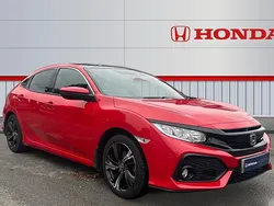 Red Used 2018 Honda Civic EX Hatchback | £13,866 (Fair price)