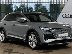 Grey Used 2024 Audi Q4 e-tron S-Line SUV | £36,444 (Fair price)