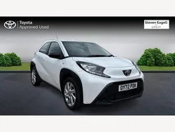 White Used 2022 Toyota Aygo PURE Hatchback | £11,258 (Fair price)