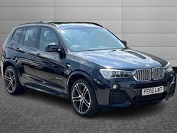 Black Used 2016 BMW X3 M Sport SUV | £16,440 (Fair price)