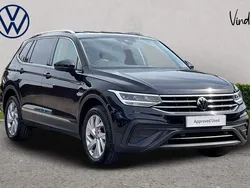 Black Used 2022 VW Tiguan Allspace Life SUV | £24,003 (Good price)