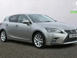 Silver Used 2018 Lexus CT200h Hatchback | £15,699 (A bit pricey)