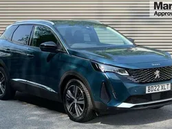 Blue Used 2022 Peugeot 3008 Allure Premium SUV | £14,256 (Fair price)