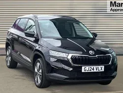 Black magic pearl effect Used 2024 Skoda Karoq SE Drive SUV | £22,450 (Good price)