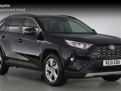 Black Used 2021 Toyota RAV4 Hybrid Design SUV | £22,495 (Good price)
