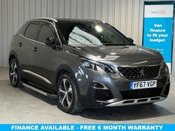 Grey Used 2018 Peugeot 3008 GT-line SUV | £12,985 (Fair price)