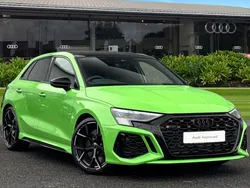 Green Used 2023 Audi RS3 Comfort Hatchback | £51,470 (Good price)