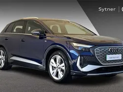 Blue Used 2023 Audi Q4 e-tron S-Line SUV | £34,500 (Good price)