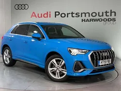 Blue Used 2019 Audi Q3 S-Line SUV | £22,490 (Fair price)