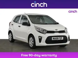 White Used 2018 Kia Picanto Hatchback | £7,679 (Fair price)