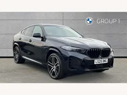 Black New 2025 BMW X6 M Sport SUV | £71,990