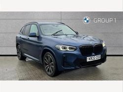 Blue Used 2022 BMW X3 M Sport SUV | £38,995 (Super price)