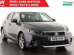 Grey Used 2016 Lexus CT200h Luxury Line Hatchback | £11,299 (Fair price)