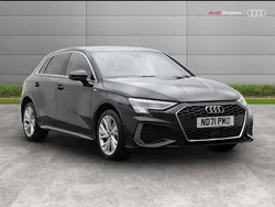 Black Used 2022 Audi A3 e-tron S-Line Hatchback | £23,390 (Fair price)