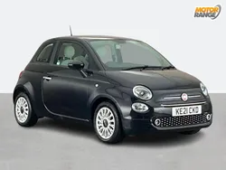 Black Used 2021 Fiat 500 Lounge Hatchback | £9,295 (Fair price)