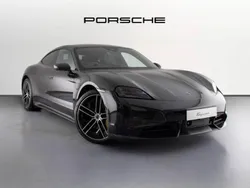Jet black metallic New 2024 Porsche Taycan Turbo S Sedan | £153,500
