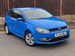Blue Used 2014 VW Polo SE Hatchback | £4,495 (A bit pricey)