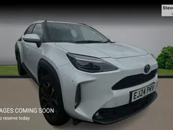 White Used 2024 Toyota Yaris Hybrid Design Hatchback | £23,000