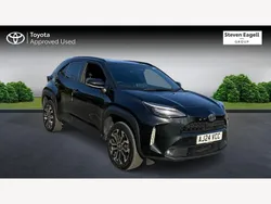 Black Used 2024 Toyota Yaris Hybrid Design Hatchback | £21,495 (Expensive)