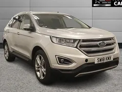 Silver Used 2018 Ford Edge Titanium SUV | £13,900 (Good price)