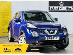 Blue Used 2016 Nissan Juke N-Connecta SUV | £3,800 (Good price)
