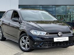 Black Used 2021 VW Polo R-line Hatchback | £16,024 (Fair price)