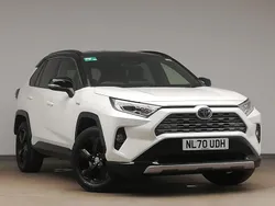 White Used 2020 Toyota RAV4 Hybrid SUV | £23,998 (A bit pricey)