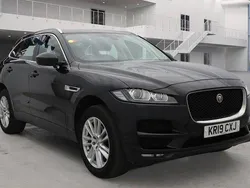 Black Used 2019 Jaguar F-Pace Portfolio SUV | £15,250 (Fair price)