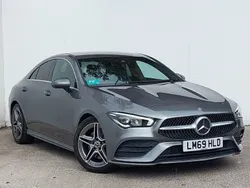 Grey Used 2019 Mercedes CLA200 AMG line Sedan | £20,498 (Fair price)
