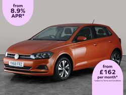 Orange Used 2018 VW Polo SE Hatchback | £10,411 (Fair price)