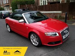 Red Used 2009 Audi A4 Cabriolet Cabriolet | £9,990