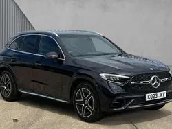 Black Used 2023 Mercedes GLC300e AMG line SUV | £41,804 (Expensive)