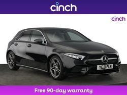 Black Used 2021 Mercedes A180 AMG line Hatchback | £19,099 (Fair price)