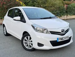 White Used 2013 Toyota Yaris Hatchback | £5,195 (Fair price)