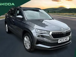 Graphite grey metallic Used 2025 Skoda Karoq SE Drive SUV | £22,350 (Fair price)