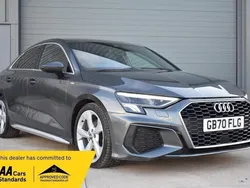 Grey Used 2020 Audi A3 S-Line Sedan | £15,750 (Fair price)
