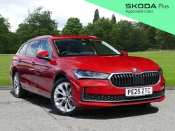 Red New 2025 Skoda Superb SE L Estate | £33,995 (A bit pricey)