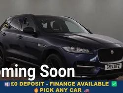 Blue Used 2017 Jaguar F-Pace R-Sport SUV | £14,099 (Fair price)