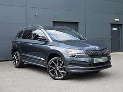 Grey Used 2022 Skoda Karoq SportLine SUV | £23,826 (Fair price)