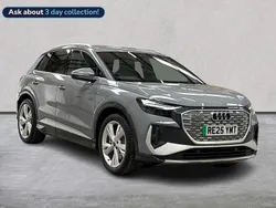 Grey Used 2025 Audi Q4 e-tron S-Line SUV | £36,283 (Good price)
