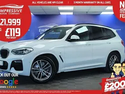 White Used 2018 BMW X3 M Sport SUV | £21,999 (Expensive)